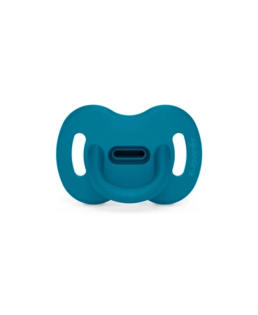 Suavinex Smoczek silikonowy fizjologiczny SX Pro 0-6 m Ciemnoniebieski