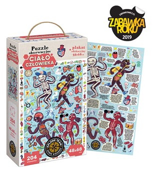 CzuCzu - Puzzle obserwacyjne. Ciało człowieka. Xplore Team
