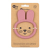 PETITE&MARS Gryzak silikonowy Bunny Dusty Rose 0m+