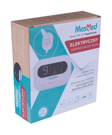 MesMed Elektryczny aspirator do nosa MM-127 HappiNosek