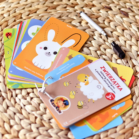 CzuCzu - Zwierzątka. Zabawy kreatywne z pisakiem zmazywakiem