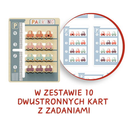 Topbright Parking - zabawka logiczna z kartami zadań