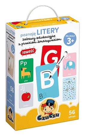 CzuCzu - Poznaję litery. Zabawy edukacyjne z pisakiem zmazywakiem.