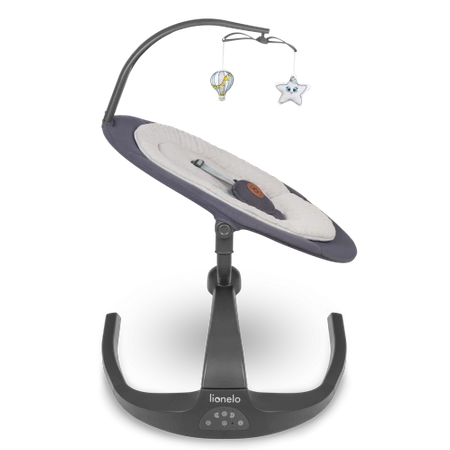 Lionelo Rina Grey Concrete - leżaczek bujaczek