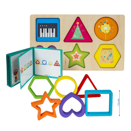 Smily Play Drewniana układanka Kształty