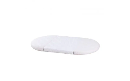 Waldin Owalne Łóżeczko 7w1 BIAŁE z materacem