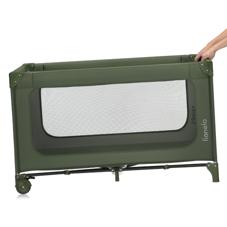Lionelo Łóżeczko turystyczne Jasmin Easy Fold Green Olive