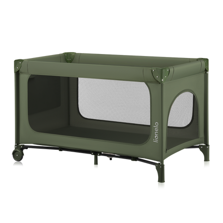 Lionelo Łóżeczko turystyczne Jasmin Easy Fold Green Olive