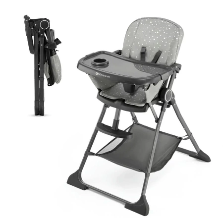 Kinderkraft Krzesełko do karmienia FOLDEE Grey