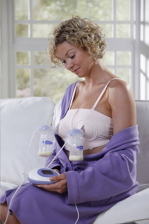 Laktator elektryczny na dwie piersi, 2w1 Lansinoh