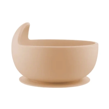 Canpol Babies Silikonowa miseczka z przyssawką 330 ml Beige