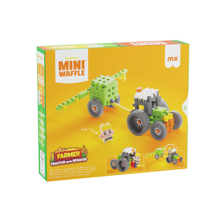 Marioinex Mini Waffle Farmer -Traktor z opryskiwaczem