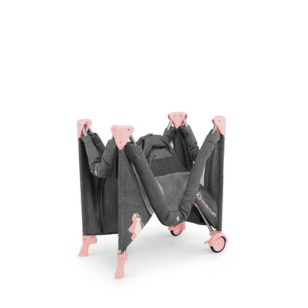 Łóżeczko turystyczne JOY Kinderkraft różowe