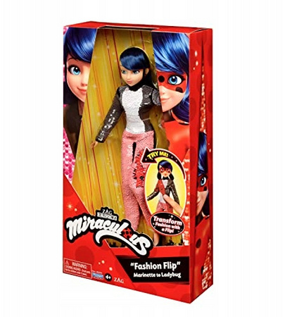 Miraculous Biedronka Lalka z cekinami Marinette