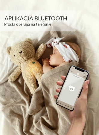 Szumiś Miś 7 w 1 app - beż