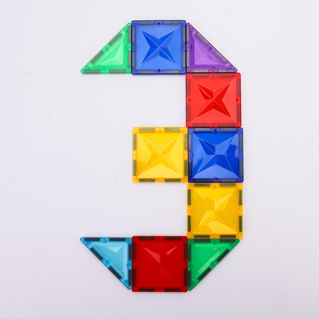 Happy Kiddo Klocki magnetyczne 112 elementów SP85301