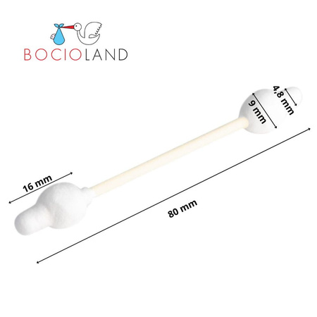 Bocioland Patyczki do uszu 60 szt.