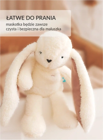 Szumisie Królik Ecru Ucho Różowe 7w1 app z termoforkiem