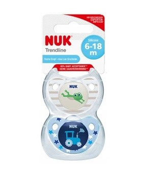 Smoczek silikonowy 6-18m Trendline Nuk