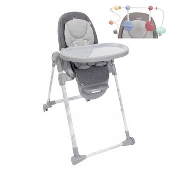 Chicco Krzesełko do karmienia Polly Armonia Carrara+pałąk