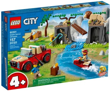 Terenówka ratowników dzikich zwierząt Lego City 60301