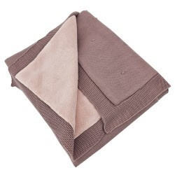 Eko Kocyk z podszyciem futerkowym LILIOWY