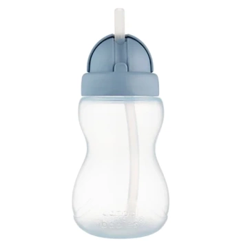 Canpol babies Bidon ze składaną rurką silikonową 270 ml niebieski