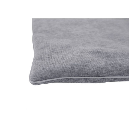Przytulna poduszka Effiki z szarym haftem