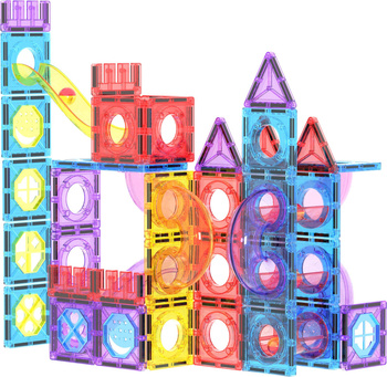 Happy Kiddo Klocki magnetyczne 100 elementów SP85304