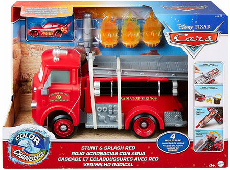 Mattel Cars Wóz strażacki Edek Zestaw do zmiany koloru GPH80