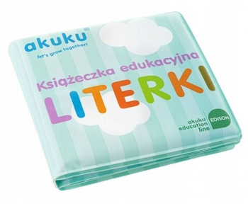 Akuku Książeczka edukacyjna do wody, Literki