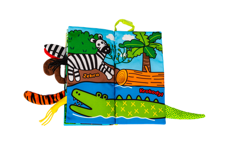 Jolly Baby Ogonki Książeczka Zwierzaki Dżungli