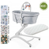 Chicco Baby Hug 4w1 GREY_RELUX + materac + prześcieradło (Wysyłka 24h)