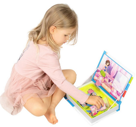 Smily Play Układanka Magnetyczna Modna Dama 73 elementy