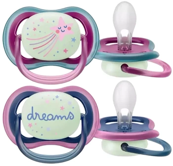 Avent Philips Smoczek ultra air Nighttime 6 - 18 m