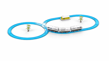 DUMICA Zestaw Deluxe B1 Kolejka - tory