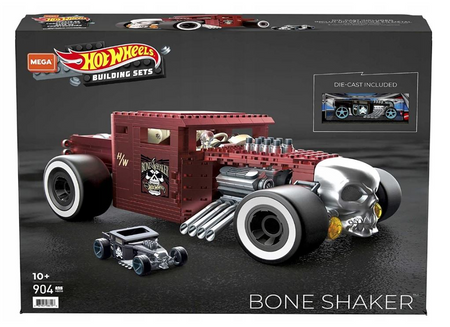 MEGA Mattel Hot Wheels Bone Shaker Pojazd kolekcjonerski do zbudowania HBD50
