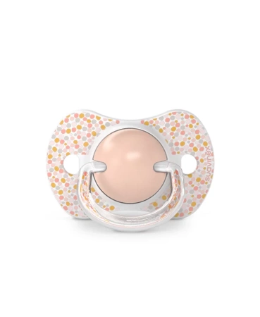 Suavinex Smoczek fizjologiczny SX Pro silikonowy 2szt. 6-18m Brzoskwiniowy