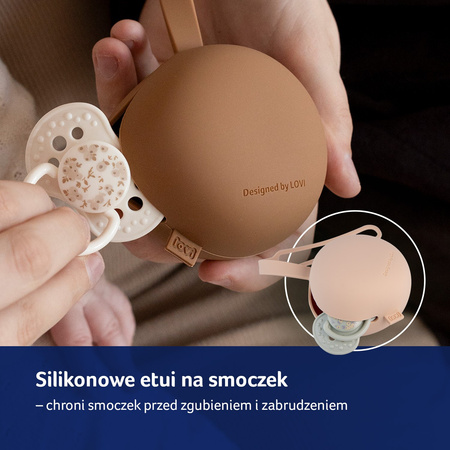 LOVI Silikonowe etui na smoczek Granola