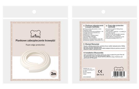 SafeTeddy Piankowe zabezpieczenie krawędzi