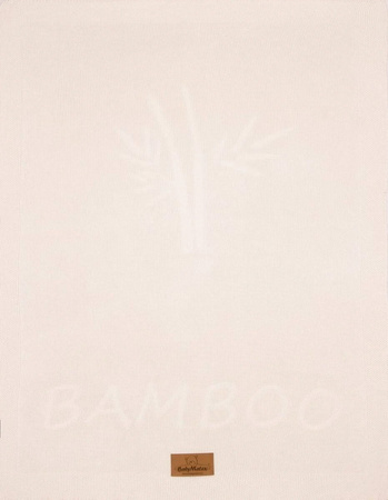 Kocyk Thai bambusowy Ecru 80 x100 Babymatex