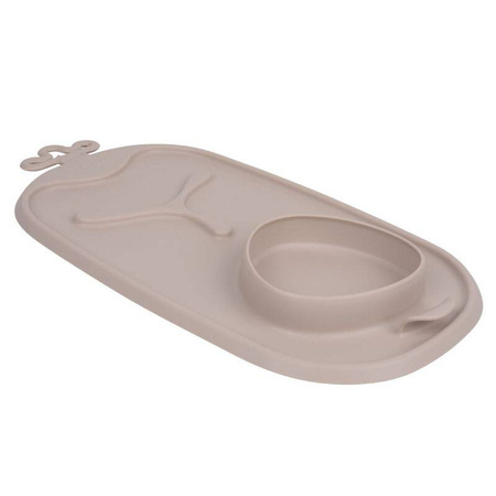 B.Box roll + go Zwijana mata BLW do nauki samodzielnego jedzenia dla dzieci latte