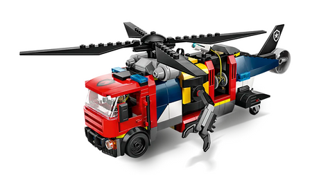 Lego 60462 City Zestaw z helikopterem, wozem strażackim i łodzią podwodną