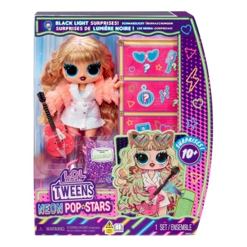 L.O.L. SURPRISE - Lalka LOL Tweens Thea Stars + 10 akcesoriów Neon Pop Stars
