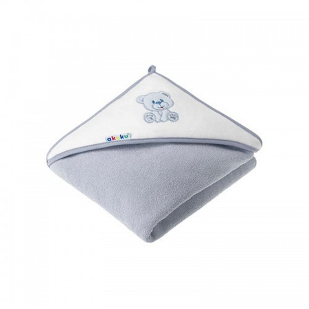 Akuku Okrycie kąpielowe Szary Miś