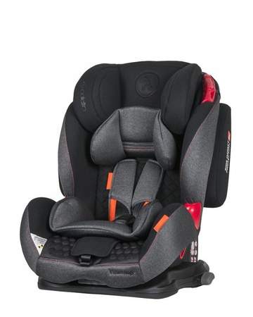 Coletto Vivaro IsoFix Black Fotelik Samochodowy 9 - 36 kg