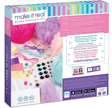 Make It Real Zestaw do tworzenia breloczków Puszysty przyjaciel 1409