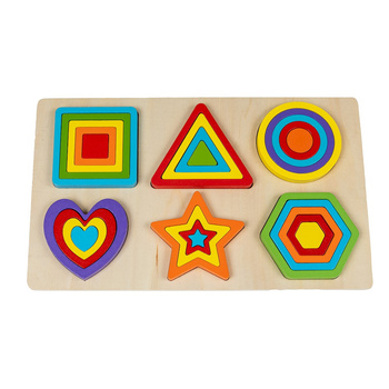 Smily Play Drewniana układanka Kształty