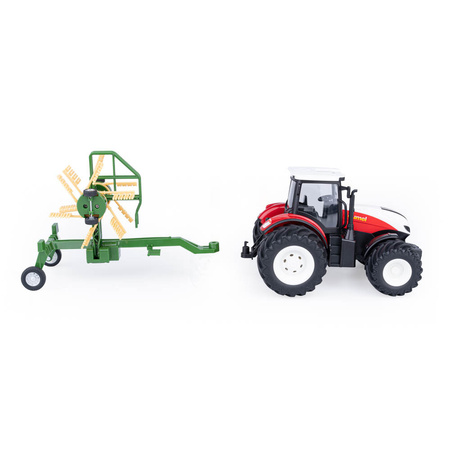 Dumel Agro Pojazdy TRAKTOR RC + zgrabiarka HT50303