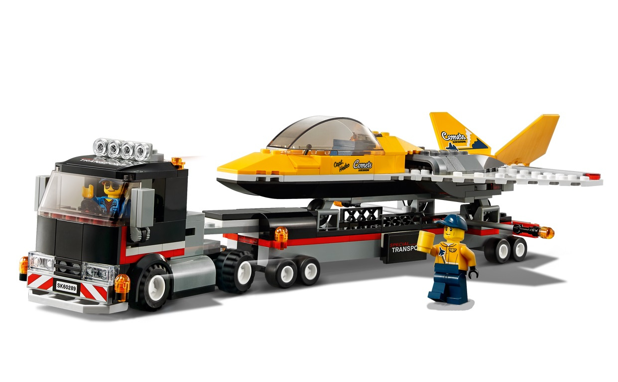 Transporter odrzutowca pokazowego Lego City 60289